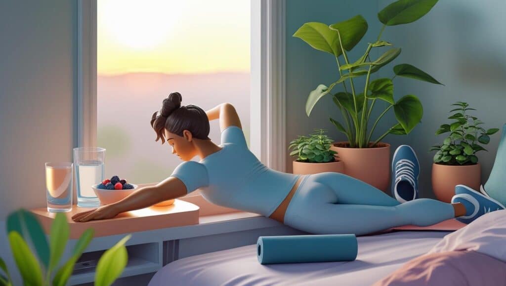 Healthy Lifestyle Tips: Simple Ways to Stay Healthy 6 isometric scene