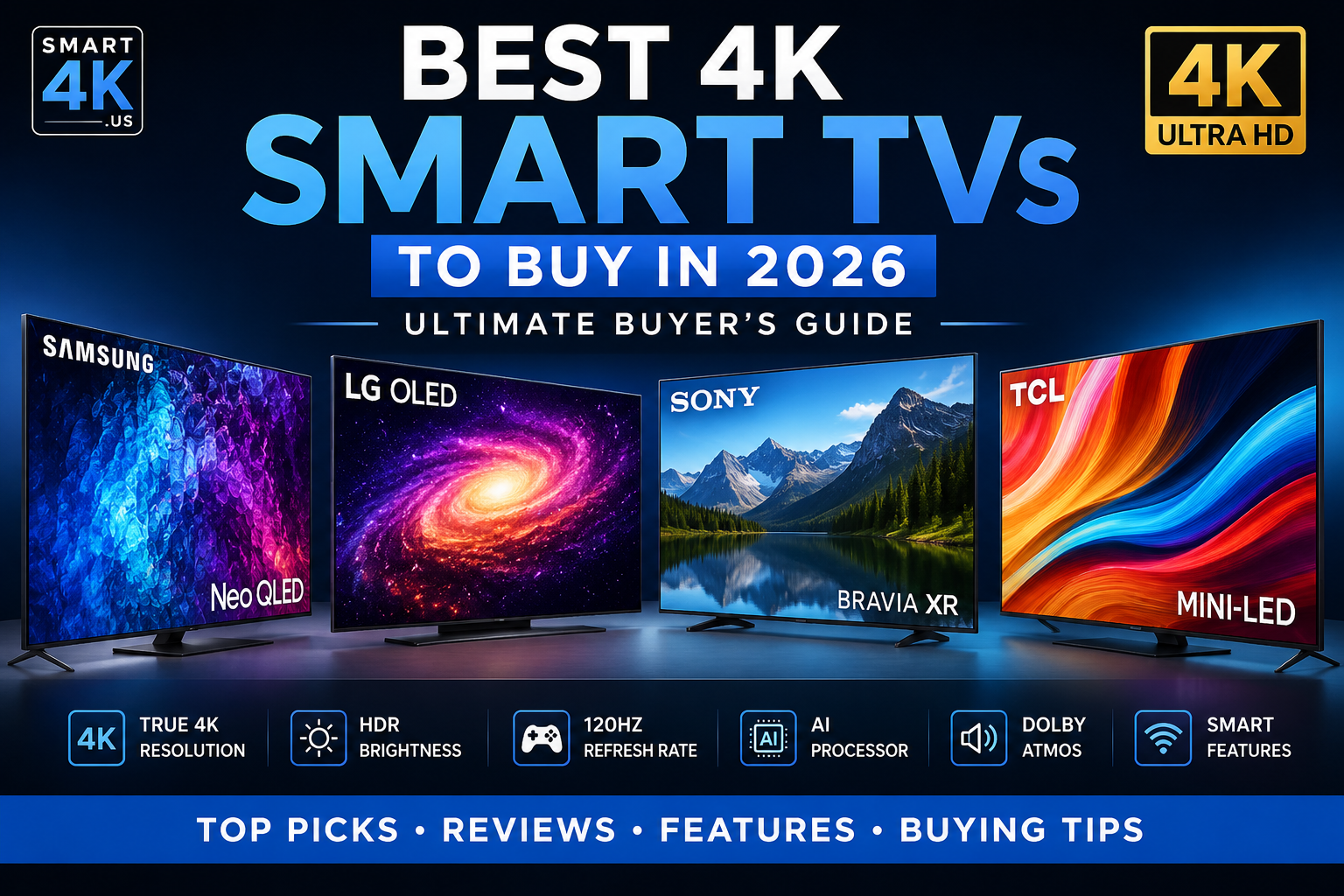 Best 4K Smart TVs to Buy in 2026