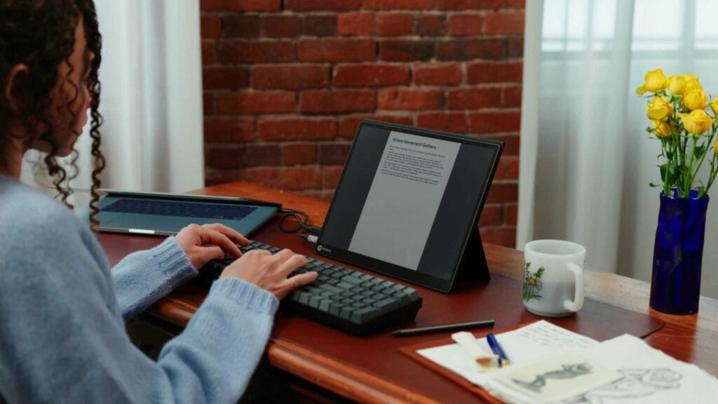Essential 15 Someone made a portable 60Hz E-Ink display that