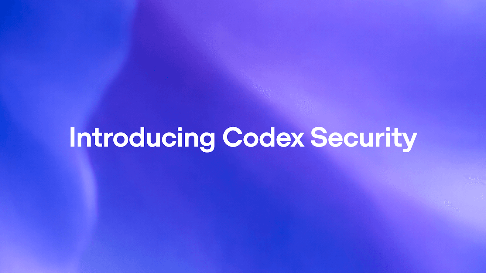 codex security: now in