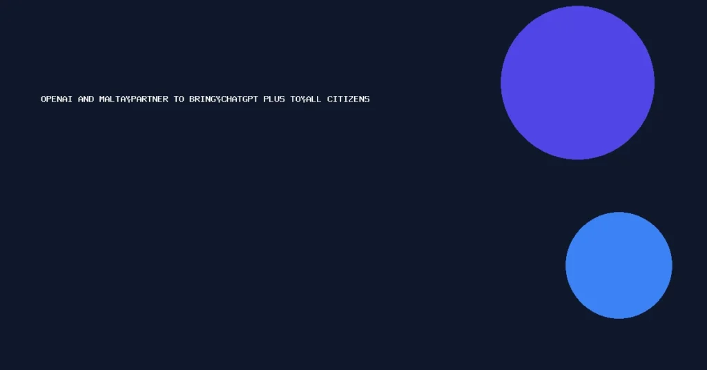 openai and malta partner