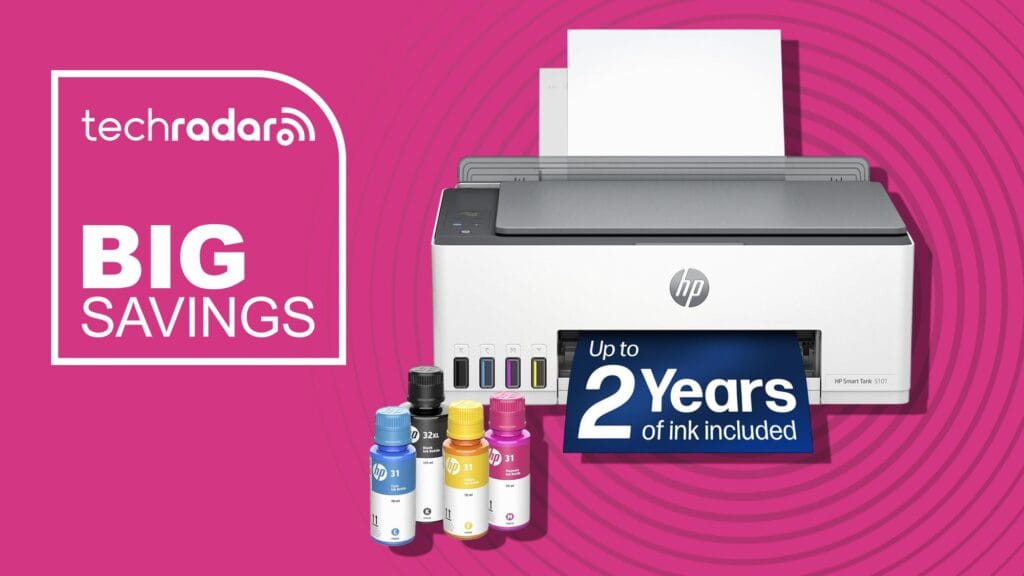 HP's Smart Tank 5101 is nearly 30% off with free ink right now 2 hp's smart tank 5101 is nearly
