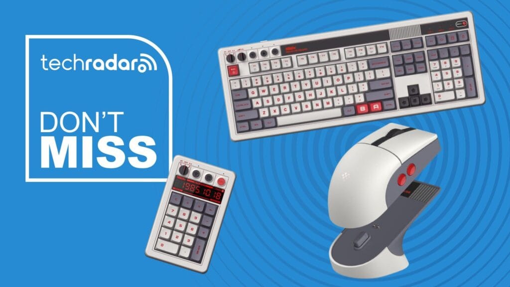 8bitdo's nintendo-themed desk gear